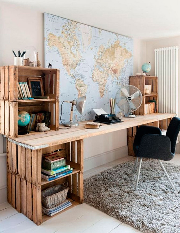 Ý tưởng tạo “chất” và vun đắp đam mê dịch chuyển. Toàn bộ thiết kế này được làm từ gỗ pallet cũ