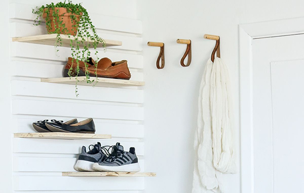 kệ treo và kệ giày tiết kiệm không gian