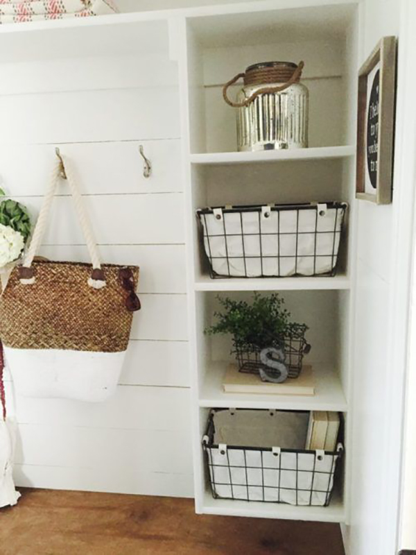 giá treo đồ tích hợp kệ nhiều ngăn