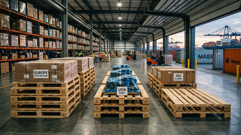 Kích thước Pallet Gỗ Tiêu Chuẩn cho Thị Trường Mỹ, Châu Âu và ISO