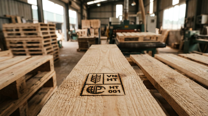 Quy trình xử lý pallet gỗ xuất khẩu an toàn và chống mối mọt