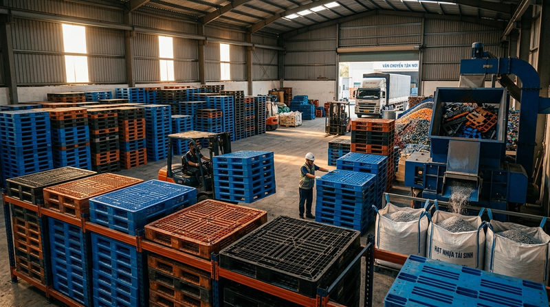 Bảng Giá Thu Mua Pallet Hạt Nhựa Cập Nhật Mới Nhất 2026