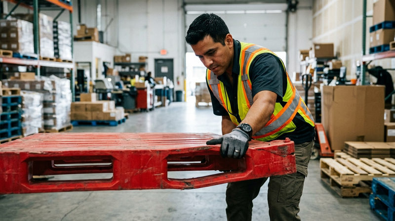 Cách kiểm tra chất lượng pallet nhựa HDPE và PP thanh lý