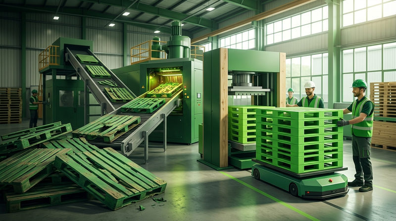 Chính sách thu đổi pallet nhựa cũ lấy mới cho xưởng sản xuất