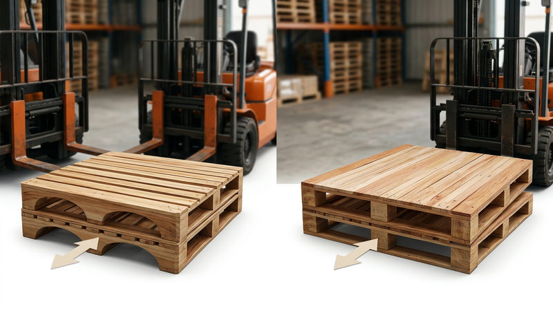 So sánh Pallet 110x130cm: Nên chọn đố ẹo hay đố thẳng?