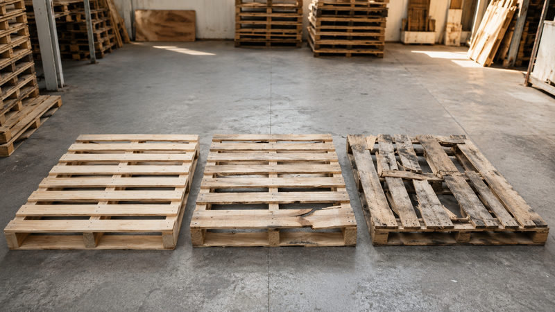 Hướng dẫn tự đánh giá và phân loại pallet gỗ cũ trước khi thanh lý