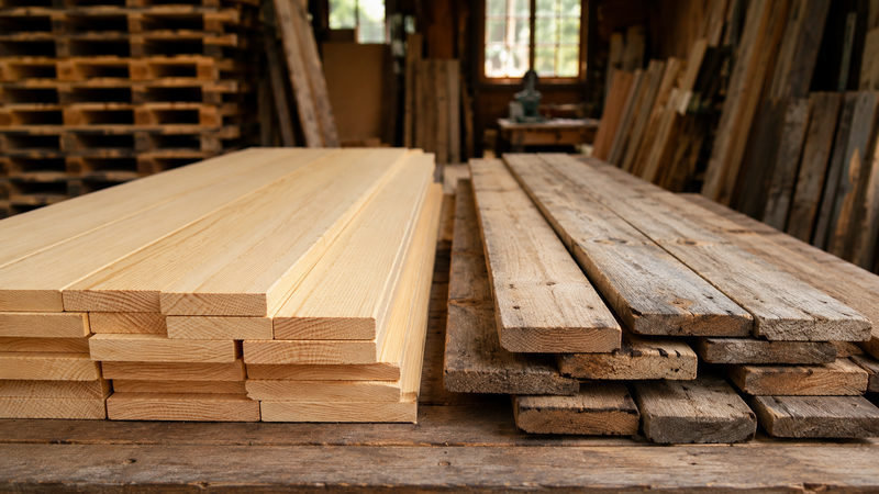 Nên chọn mua ván pallet gỗ thông mới hay ván tháo pallet cũ?