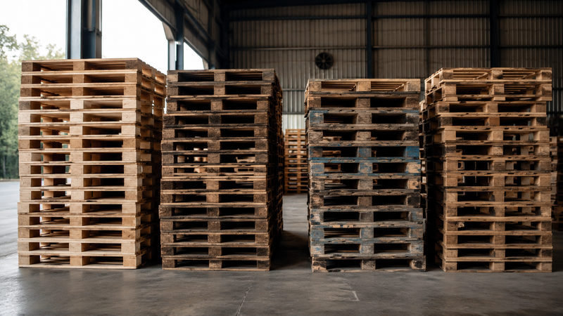 Phân loại pallet gỗ thanh lý theo chất liệu và nguồn gốc