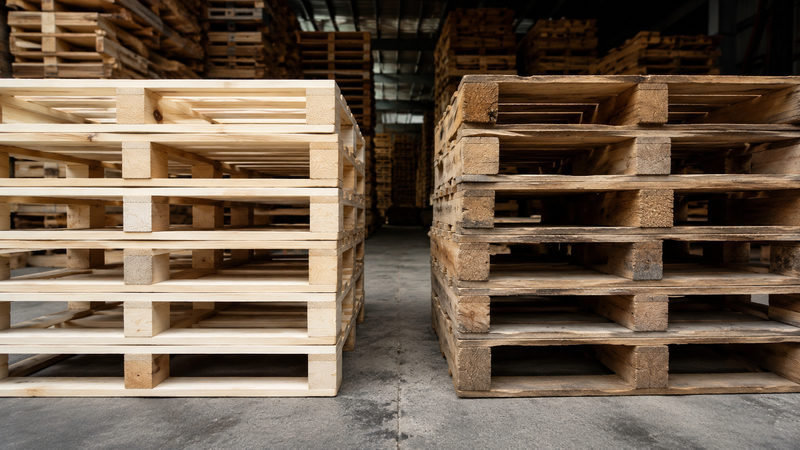 So sánh pallet gỗ thanh lý nhập khẩu và nội địa