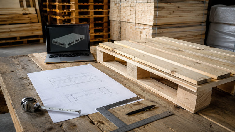 Đóng pallet gỗ theo yêu cầu: kích thước, tải trọng và quy cách riêng