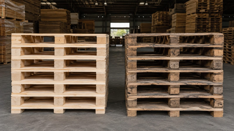 Pallet gỗ mới hay pallet gỗ cũ: nên chọn loại nào?