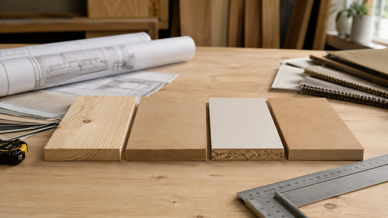 So sánh gỗ thông với MDF, MFC và HDF khi làm nội thất